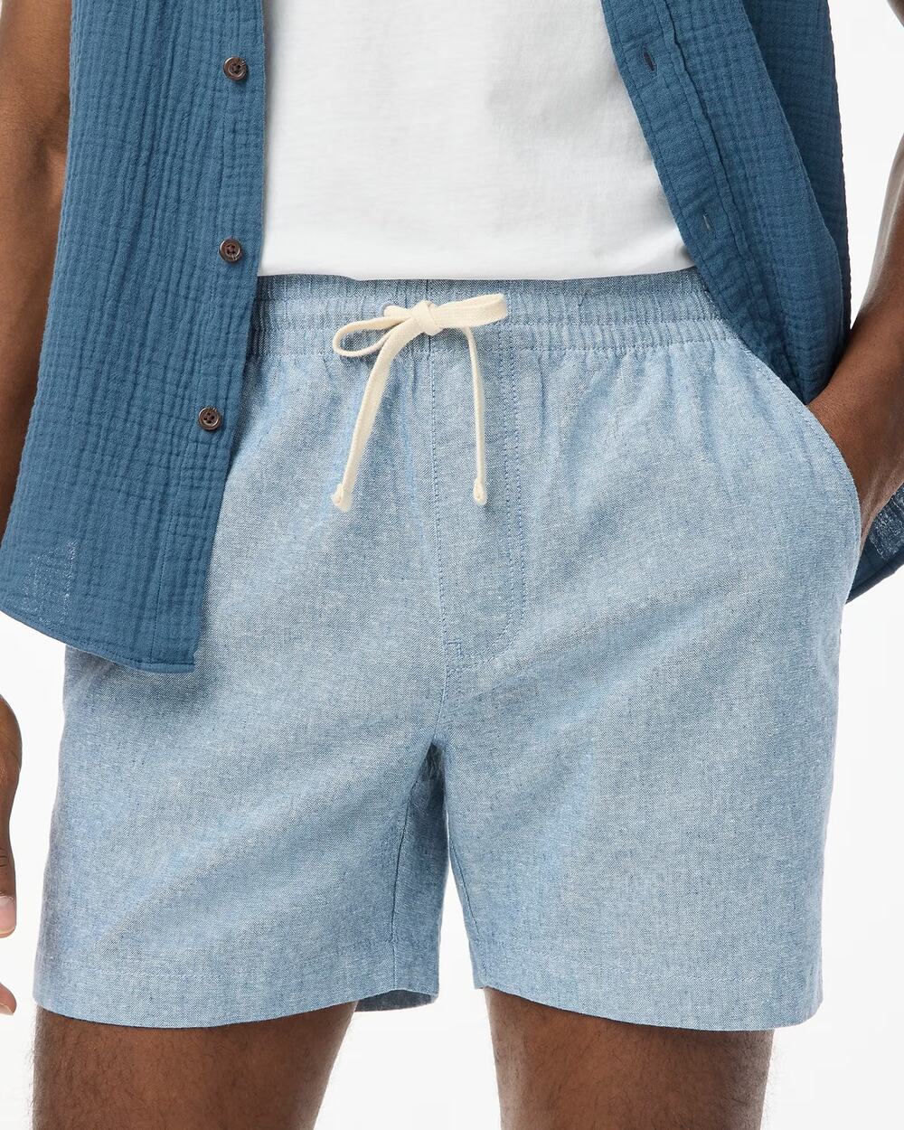 NWT J. Crew Linen-Blend Dock Short Size XS
